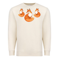 Sandshell Three Little Foxes IN Fox Family I Gift Premium Sweatshirt - Bettercallsaul
