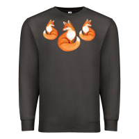 Smoke Three Little Foxes IN Fox Family I Gift Premium Sweatshirt - Bettercallsaul