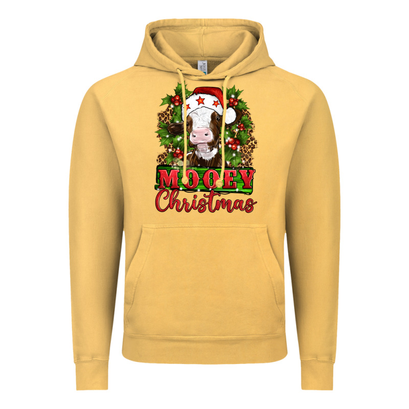 Mooey Christmas Vintage Hoodie by Artiststas | Teevron