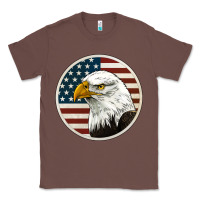 Chestnut American Bald Eagle Classic Tee - Jasminsmagicworld