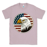 Lilac American Bald Eagle Classic Tee - Jasminsmagicworld