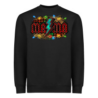 Black lightning bolt mama christmas Heavyweight Sweatshirt - Jasminsmagicworld