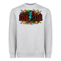 Heather Grey lightning bolt mama christmas Heavyweight Sweatshirt - Jasminsmagicworld
