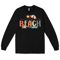 Black life is better at the beach Long Sleeve Tee - MaliasSmallBusiness