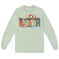 Matcha life is better at the beach Long Sleeve Tee - MaliasSmallBusiness