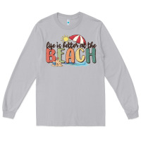 Moon Dust life is better at the beach Long Sleeve Tee - MaliasSmallBusiness