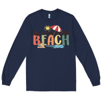 Navy life is better at the beach Long Sleeve Tee - MaliasSmallBusiness
