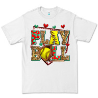 White play ball softball Premium Tee - Zillion Design Studio