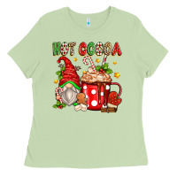 Matcha hot cocoa gnome Ladies Tee - Zillion Design Studio