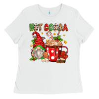 White hot cocoa gnome Ladies Tee - Zillion Design Studio