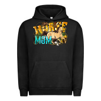 Pigment Black Horse mom rope mother's day Urban Hoodie - HowdyJamesFarm
