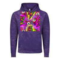 Cloud Purple halloween thunders seamless pattern Vintage Hoodie - BundleAndBundleShop