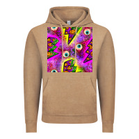Vintage Coffee halloween thunders seamless pattern Vintage Hoodie - BundleAndBundleShop