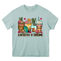 Arona cafecito y chisme coffee cups Heavy Core Tee - Zillion Design Studio