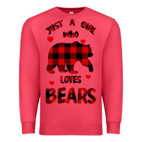 Cardinal Just A Girl Who Loves Bears Premium Sweatshirt - Bettercallsaul