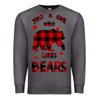 Charcoal Heather Just A Girl Who Loves Bears Premium Sweatshirt - Bettercallsaul