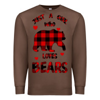 Chestnut Just A Girl Who Loves Bears Premium Sweatshirt - Bettercallsaul
