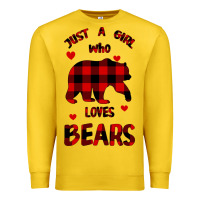 Lemon Just A Girl Who Loves Bears Premium Sweatshirt - Bettercallsaul