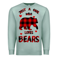 Seafoam Just A Girl Who Loves Bears Premium Sweatshirt - Bettercallsaul
