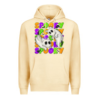 Pina Colada Spooky with Ghost Cats Premium Hoodie - texasbilliewilder