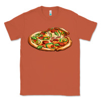 Copper big pizza Classic Tee - AdoDesignShop