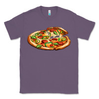 Lavender big pizza Classic Tee - AdoDesignShop