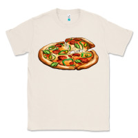 Natural big pizza Classic Tee - AdoDesignShop