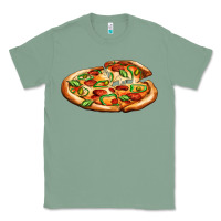 Sage big pizza Classic Tee - AdoDesignShop