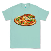 Seafoam big pizza Classic Tee - AdoDesignShop
