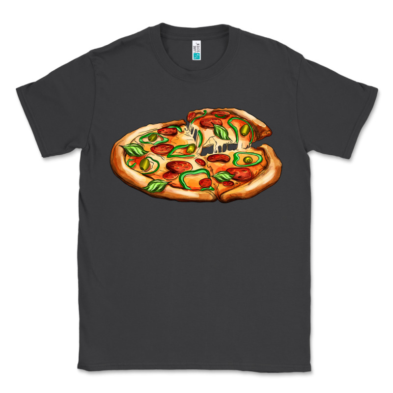 Big Pizza Classic Tee by AdoDesignShop | Teevron
