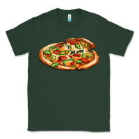 Sports Green big pizza Classic Tee - AdoDesignShop