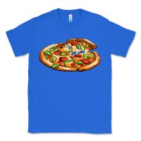 True Royal big pizza Classic Tee - AdoDesignShop