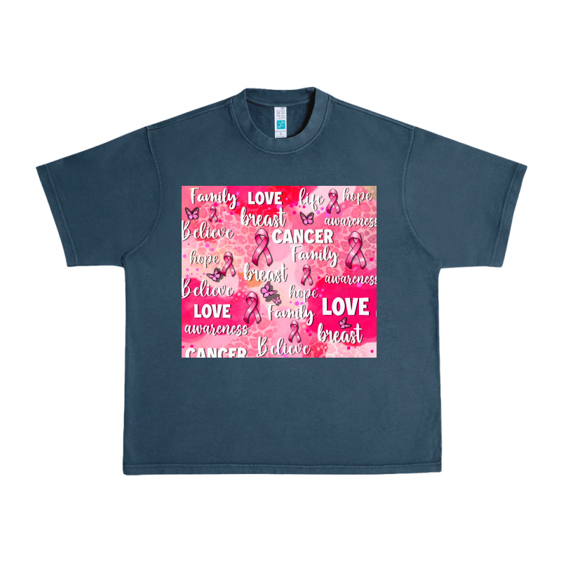 Breast Cancer Awareness Pink Urban Heavy Tee by AdoDesignShop | Teevron