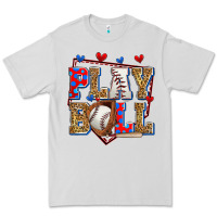 Dove Grey play ball baseball Premium Tee - Zillion Design Studio