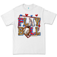 White play ball baseball Premium Tee - Zillion Design Studio