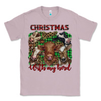 Lilac christmas with my herd cows Classic Tee - BarkalooDesign
