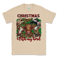Mushroom christmas with my herd cows Classic Tee - BarkalooDesign