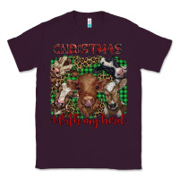 Plum christmas with my herd cows Classic Tee - BarkalooDesign