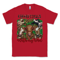 Red christmas with my herd cows Classic Tee - BarkalooDesign
