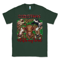 Sports Green christmas with my herd cows Classic Tee - BarkalooDesign