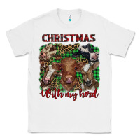 White christmas with my herd cows Classic Tee - BarkalooDesign
