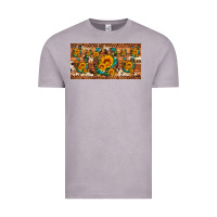 Vintage Zinc sunflower gemstone leopard cowhide horseshoe license plate Vintage Tee - Artiststas