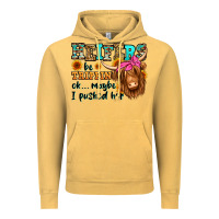 Vintage Mustard heifers be trippin ok maybe i pushed her long hair Vintage Hoodie - Jasminsmagicworld