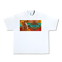 White aztec horse cactus and sunflowers license plate template Urban Heavy Tee - Artiststas