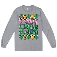 Heather Grey sassy little glover Long Sleeve Tee - MaliasSmallBusiness
