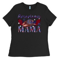 Black American mama with cowboy Ladies Tee - texasbilliewilder