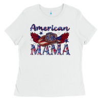 White American mama with cowboy Ladies Tee - texasbilliewilder