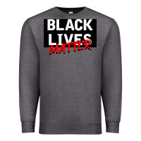 Charcoal Heather Black Lives Matter Premium Sweatshirt - Bettercallsaul