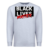 Heather Grey Black Lives Matter Premium Sweatshirt - Bettercallsaul