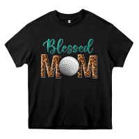 Black western blessed mom with hockey Heavy Core Tee - texasbilliewilder
